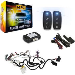 MPC Complete Factory Remote Activated Remote Start Kit Compatible with 2014-2017 Infiniti QX70 - Push-to-Start - with T-Harness in Saudi Arabia