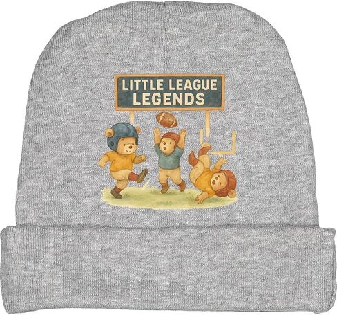 inktastic Little League Legends Football Theme for Kids Baby Beanie Hat in Saudi Arabia