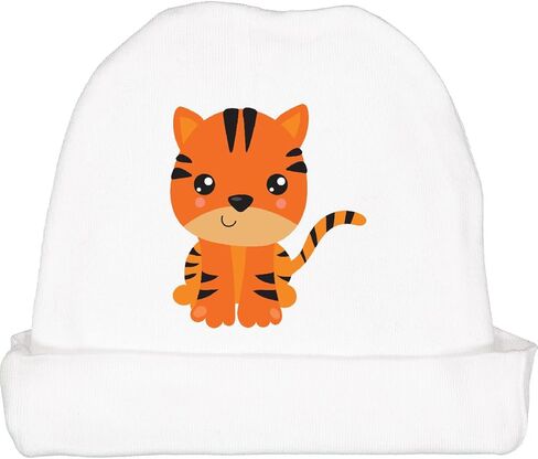 inktastic Cute Tiger, Safari Animals, Jungle, Wild Animals Baby Beanie Hat in Saudi Arabia