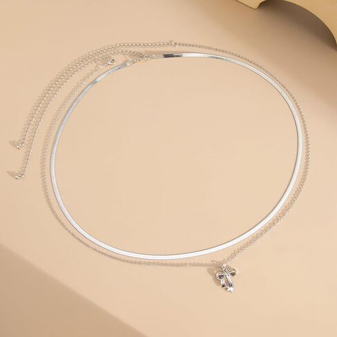 Gold Bow Waist Chains for Women Adjustable Stacking Snake Waist Chain Waterproof Sexy Beach Bikini Body Jewelry in Kuwait