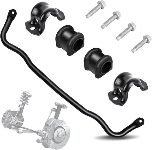 NBPLUS 55398938AC Front Suspension Stabilizer Bar for Dodge Ram 1500 2009-2010, 2011-2018 Ram 1500, 2019-2022 Ram 1500 Sway Bar Includes Bushing&Retainers&Screws in Kuwait