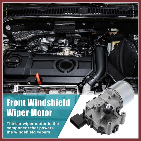 Car Front Windshield Wiper Motor for Volkswagen Jetta 2011 2012 2013 2015 2015 2015 2017 2018 استبدال 5C7955113D 6R1955119A 5C6955121A 5C6-955-113-A 5C7-955-113-ARIMP in Saudi Arabia