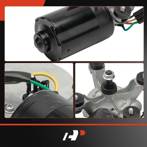 A-Premium Front Windshield Wiper Motor Compatible with Kia Rio 2001-2005, Sephia 2000-2001, Spectra 2000-2004, 5-Pin, Replace# 0K2AA67350A, 0K2AA67350B in Saudi Arabia