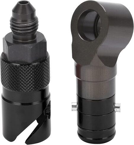 Aramox Brake Line Quick Release Connect Brake Line Disconnect Adapter Fitting Curved Universal for Oil Fuel Fluid Hose (Black) in Saudi Arabia