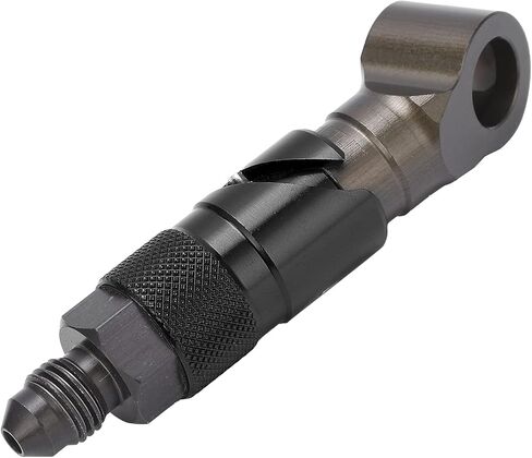 Aramox Brake Line Quick Release Connect Brake Line Disconnect Adapter Fitting Curved Universal for Oil Fuel Fluid Hose (Black) in Saudi Arabia