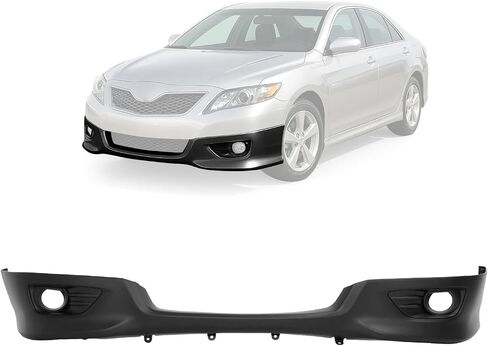 Front Lower Bumper Valance Compatible with 2010-2011 Toyota Camry SE Replace for 7685106906 TO1093120 Lower Bumper Cover Air Dam Deflector Painted Matte Black in Saudi Arabia
