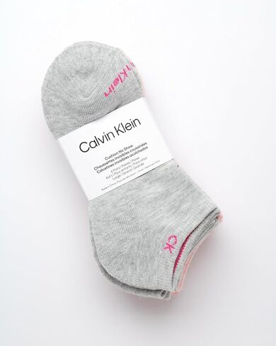 Calvin Klein Girls No Show Socks - 6 Pack Athletic Low Cut Socks for Girls (M -L) in Saudi Arabia