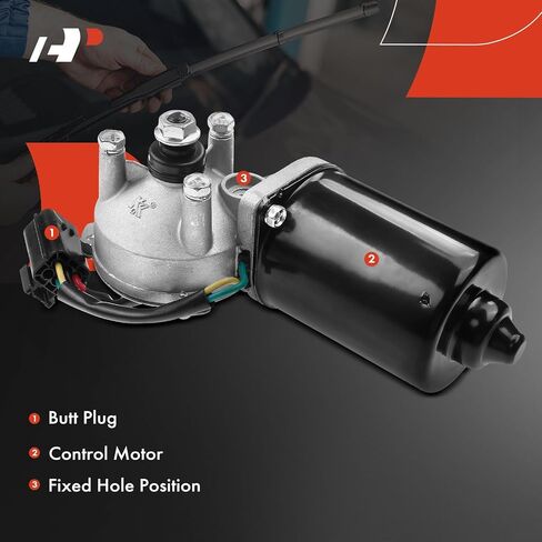 A-Premium Front Windshield Wiper Motor Compatible with Land Rover Freelander 2002 2003 2004 2005, Sport Utility, 5-Pin, Replace# DLB101540, DLB101541 in Saudi Arabia