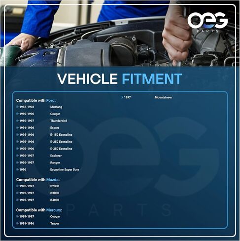 OEG Parts New Windshield Wiper Motor Compatible with 1987-1993 Compatible with Mustang F4SZ17508A, F4SZ17508B, F5CZ17508A, F5TZ17508A, F5UZ17508A, F5ZZ17508A, ZZM0-67-350 in Saudi Arabia