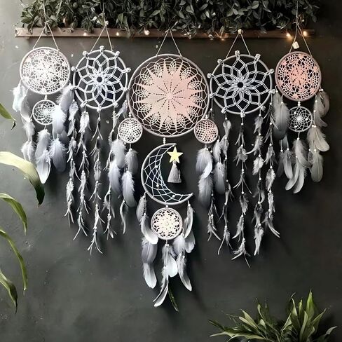 5 Pack Bohemian Olments ، Dreamcatcher Gift Boho Decor American Decor ، Handmade Dreamcatcher للفتيات ، الأولاد ، البالغين ، غرفة الأطفال ، الهدايا الساحرة (الإبل) in Kuwait