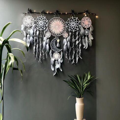 5 Pack Bohemian Olments ، Dreamcatcher Gift Boho Decor American Decor ، Handmade Dreamcatcher للفتيات ، الأولاد ، البالغين ، غرفة الأطفال ، الهدايا الساحرة (الإبل) in Kuwait