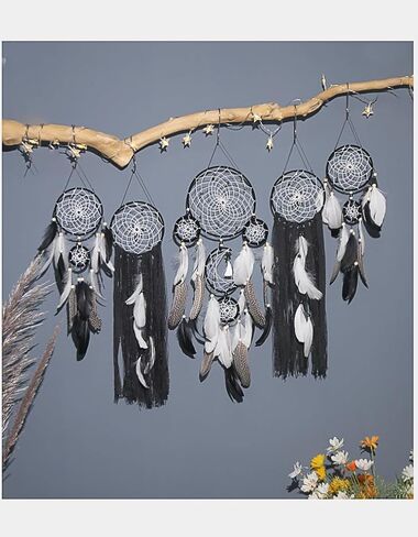 5 Pack Bohemian Olments ، Dreamcatcher Gift Boho Decor American Decor ، Handmade Dreamcatcher للفتيات ، الأولاد ، البالغين ، غرفة الأطفال ، الهدايا الساحرة (الإبل) in Kuwait