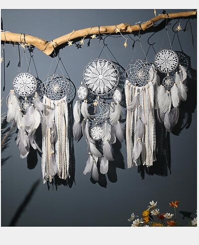 5 Pack Bohemian Ornaments,Dreamcatcher Gift Boho Native American Decor, Handmade Dreamcatcher for Girls, Boys, Adults, Kids Room,Witchy Gifts (Camel) in Saudi Arabia