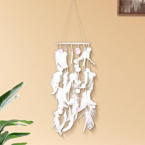 ديكورات حلم الصيادين ، ديكاتير Dreamcatcher المصنوعة يدويًا ، مناسبة لغرفة المعيشة ، زخرفة غرفة النوم (اللون) in Saudi Arabia