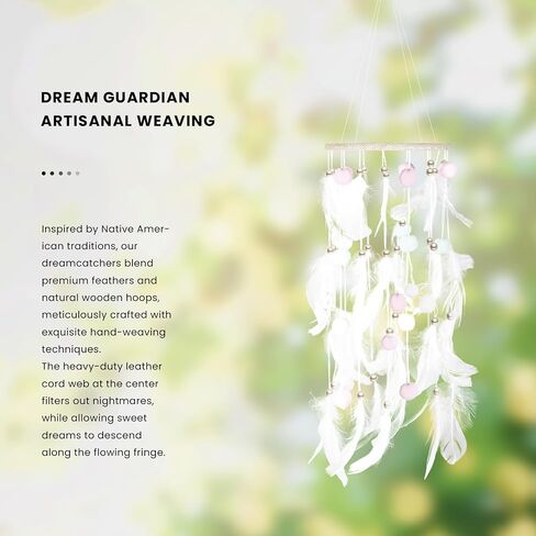 ديكورات حلم الصيادين ، ديكاتير Dreamcatcher المصنوعة يدويًا ، مناسبة لغرفة المعيشة ، زخرفة غرفة النوم (اللون) in Saudi Arabia
