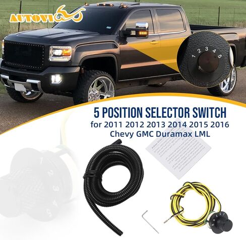 5 Position Selector Switch for 2011-2016 Chevy GMC Duramax LML SOTF Switch with Connector in Saudi Arabia