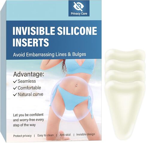 وسادة تجانس لخط الملابس ، 4 أجهزة كمبيوتر سليكون غير مرئية ، وسادات سلسة لا تشوبها شائبة للبيكيني ، ملابس السباحة ، طماق ، سروال اليوغا ، درع تجانس قابل لإعادة الاستخدام ، سهلة الاستخدام والحمل in Kuwait