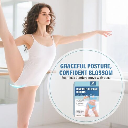 وسادة تجانس لخط الملابس ، 4 أجهزة كمبيوتر سليكون غير مرئية ، وسادات سلسة لا تشوبها شائبة للبيكيني ، ملابس السباحة ، طماق ، سروال اليوغا ، درع تجانس قابل لإعادة الاستخدام ، سهلة الاستخدام والحمل in Kuwait