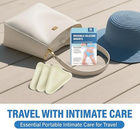 وسادة تجانس لخط الملابس ، 4 أجهزة كمبيوتر سليكون غير مرئية ، وسادات سلسة لا تشوبها شائبة للبيكيني ، ملابس السباحة ، طماق ، سروال اليوغا ، درع تجانس قابل لإعادة الاستخدام ، سهلة الاستخدام والحمل in Kuwait