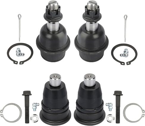 IRONTEK 16pcs Front Upper Lower Control Arms Sway Bars Tie Rods for 2004-2007 for Buick Rainier for GMC Envoy, 2005-07 for Saab 9-7x, 2004 2005 2006 2007 for Isuzu Ascender Upper Lower Control Arm in Saudi Arabia