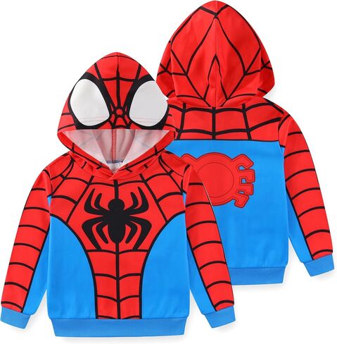 Marvel Spider-Man Boys Pullover Hoodie لطفل صغير وأطفال كبير in Kuwait