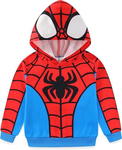 Marvel Spider-Man Boys Pullover Hoodie لطفل صغير وأطفال كبير in Kuwait