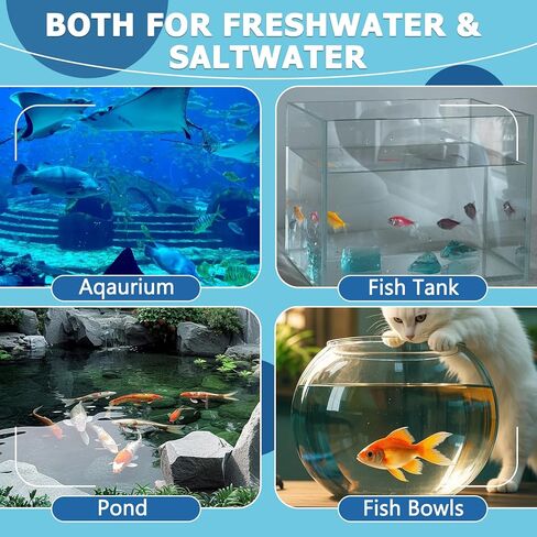 Aquarium Water Test Kit for Freshwater: 125ct 9 in 1 Aquarium Test Strips for Fish Tank Monitor pH Chlorine Hardness Nitrate, Nitrite,ect in Saudi Arabia