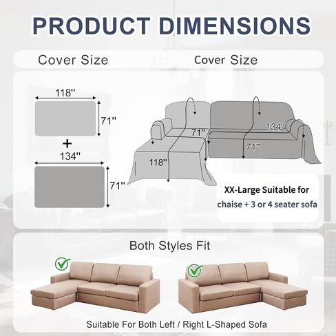 Sectional Couch Covers for Sectional Sofa 1OO% Waterproof L Shaped Couch Cover Blanket Dog Pet Friendly 2 pcs Chenille Washable L Shape Sofa Cover Protector (XX-Large, Black Flower) in Saudi Arabia