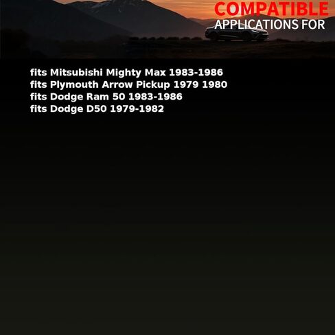 التحكم في التعليق RM عمود طقم الأمامي العلوي نوبات دودج D50 ، RAM 50 1979-1986 يناسب Mitsubishi Mighty Max 1983-1986 Fits Plymouth Rrow Pickup 1979-1980 استبدال MB109539 2 PCS in Kuwait
