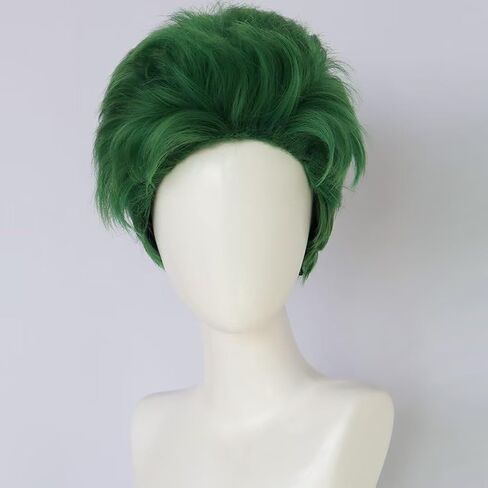 Kadiya Boys Cosplay Wig Full Hair Heat Resistant Black Fashion Synthetic Hair in Kuwait
