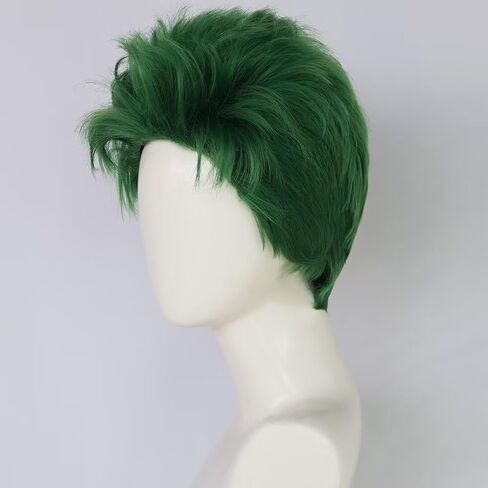 Kadiya Boys Cosplay Wig Full Hair Heat Resistant Black Fashion Synthetic Hair in Kuwait