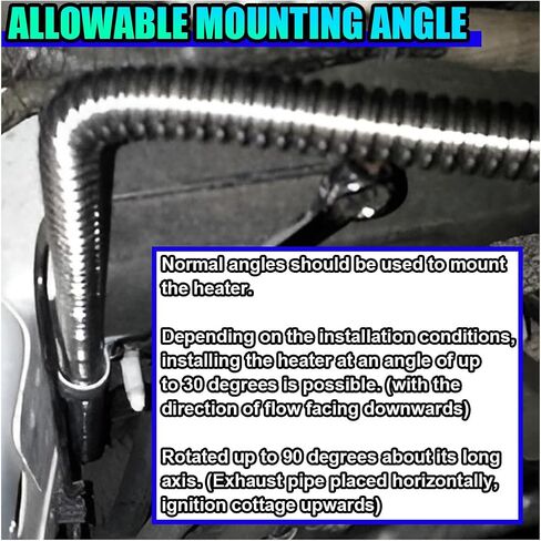 23.6 Inches Stainless Steel Exhaust Hose, 1 Inch Flexible Tank Diesel Heater Exhaust Pipe with 2 Hose Clamps, Air Heater Exhaust Tubing for Gas Fuel Tank Vent Hose (23.6 inch) in Saudi Arabia