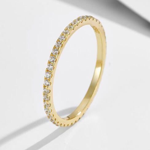 3.5CT خواتم المشاركة المشع للنساء ، D Color VVS1 Solitaire AAAAA CZ خاتم الماس المحاكاة ، 18K أبيض/صفراء مختبر مطلي بالذهب in Kuwait