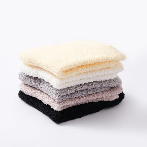 جوارب غامضة للنساء ، جوارب دافئة رقيقة مريحة مريحة الألياف الدقيقة الفخمة الشتوية هدايا شبشب الهدايا للنساء in Kuwait