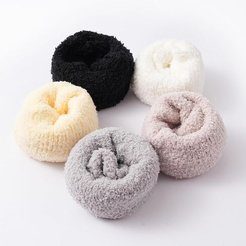 جوارب غامضة للنساء ، جوارب دافئة رقيقة مريحة مريحة الألياف الدقيقة الفخمة الشتوية هدايا شبشب الهدايا للنساء in Kuwait