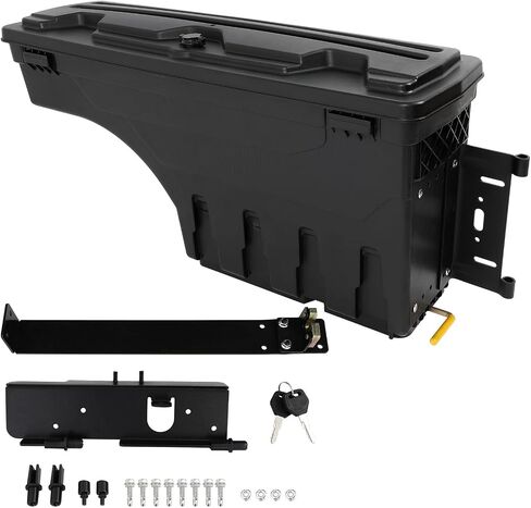 SCITOO Truck Bed Tool Box Fit For Ford For F-150 1997-2014 Waterproof Storage Box Left Driver Side And Right Passenger Side in Saudi Arabia