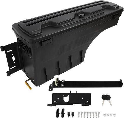 SCITOO Truck Bed Storage Box Fit For Frontier 2004-2020,For Titan 2004-2015 Waterproof 180° Rotating Storage Tool Box Left Driver Side in Saudi Arabia