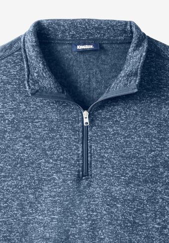 KingSize Men's Big & Tall Quarter Zip Fleece Sweater in Saudi Arabia