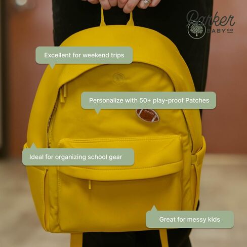 Parker Kids Backpack | Tear-Resistant & Comfortable Backpack for Kids with Patch Customization | Play-Proof Kid School Bag in Saudi Arabia
