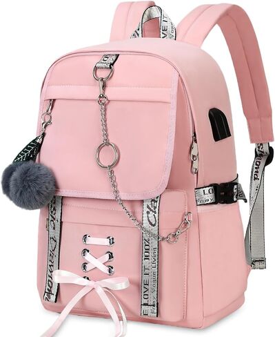 School Backpack for Girls Backpack with Lunch Box Kids Backpack Set Gothic Bookbag School Backpacks for Girls Teens (Blue) in Saudi Arabia