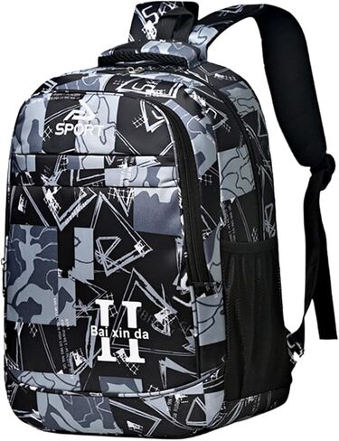 Camouflage Teenagers Backpack Nylon Elementary School Bags Durable Students Bookbags Senior School Shoulder Bag (pink) in Saudi Arabia