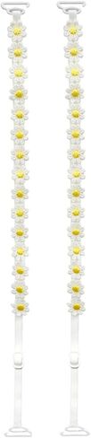 Decorative Flower Invisible Bra Straps,Detachable Floral Spaghetti Straps,Swimsuit Strap Replacement in Kuwait