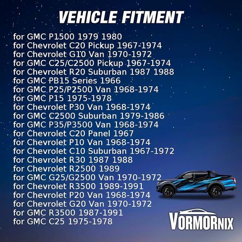 Front Lower Suspension Control Arm Shaft Kit for Chevrolet C10 Suburban Pickup C20 Panel 1963 1964 1965 1966 1967 1968 1969 1970 1971 1972 1973 1974 1975 1976-1986 2 Piece in Saudi Arabia