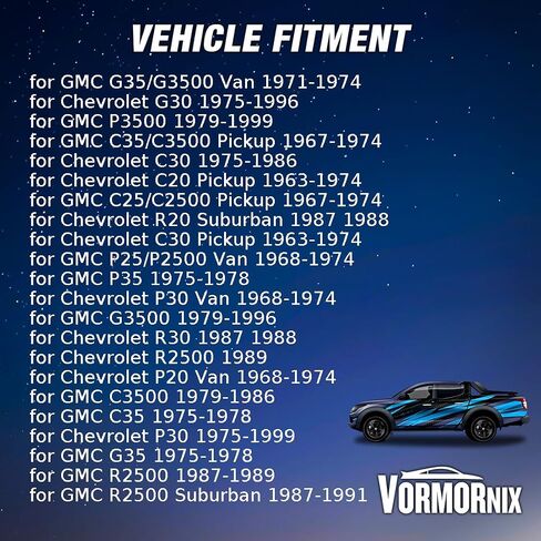 Front Upper Suspension Control Arm Shaft Kit for Chevrolet C20 Suburban C30 Pickup 1963 1964 1965 1966 1967 1968 1969 1970 1971 1972 1973 1974 1975 1976 1977 1978-1986 2 PCS in Saudi Arabia