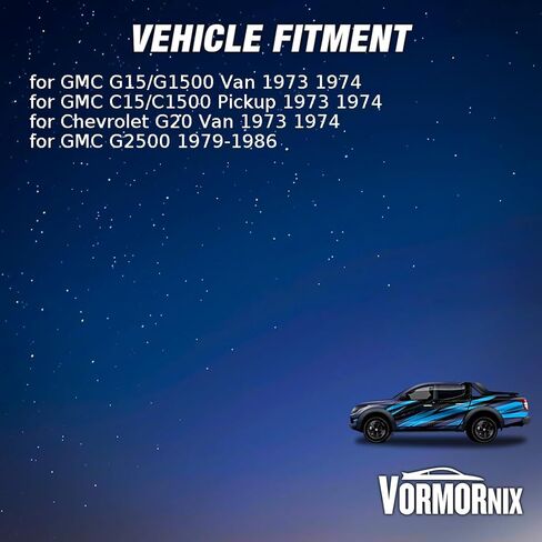 طقم عمود ذراع التحكم في التعليق العلوي في شيفروليه C10 ، بيك آب ، G10 VAN 1973 1974 1975 1976 1977 1978 1979 1980 1981 1982 1983 1984 1985 1986 1 x in Kuwait