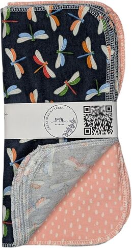 Creations by Terra - Reusable Paper Towels Washable Roll - Cloth Paper Towel Replacement - Zero Waste - 12pk (Planet Earth Plaid) in Kuwait