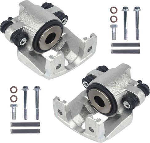 KUSATEC 184679 184678 Rear Disc Brake Caliper with Bracket fit for Ford Expedition 97-02/F-150 97-03/Heritage 04/F-250 97-07/Lobo 99-04;Lincoln Blackwood 02-03/Navigator 98-02/Town Car 03-11 in Saudi Arabia