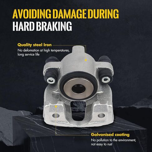 KUSATEC 184679 184678 Rear Disc Brake Caliper with Bracket fit for Ford Expedition 97-02/F-150 97-03/Heritage 04/F-250 97-07/Lobo 99-04;Lincoln Blackwood 02-03/Navigator 98-02/Town Car 03-11 in Saudi Arabia