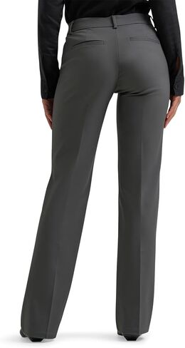 Lee Women's Ultra Lux Comfort with Flex Motion Trouser Pant, Static Gray in Saudi Arabia