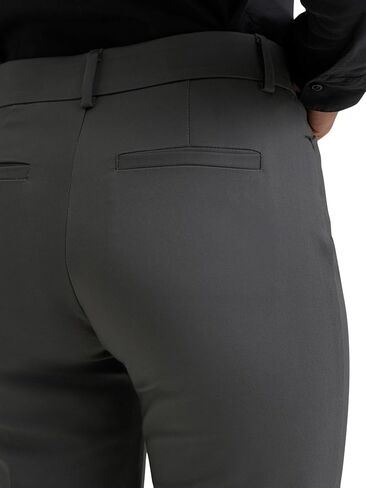 Lee Women's Ultra Lux Comfort with Flex Motion Trouser Pant, Static Gray in Saudi Arabia